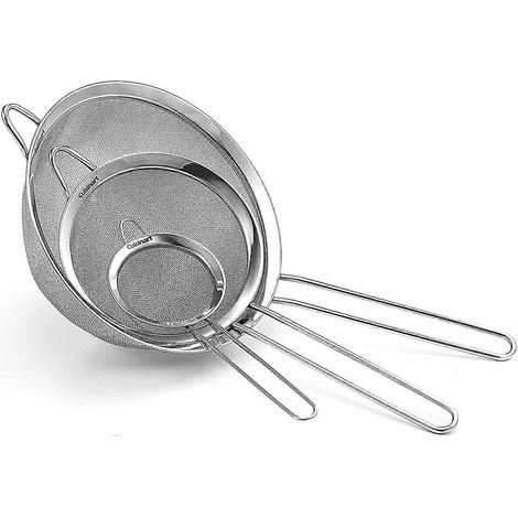 Cuisinart CTG-00-3MS 3er-Set Feinsiebe, Edelstahl, 3er-Pack (1/5)
