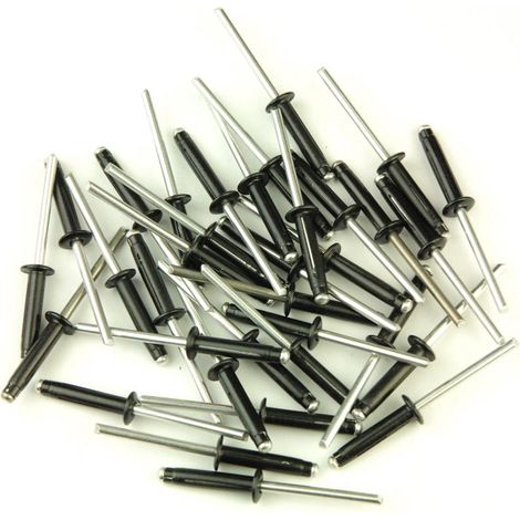 rivetti trigrip da 4,8 x 22 neri per targa minerale