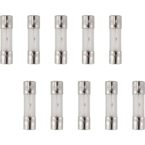 10 fusibili a ritardo 5x20mm 250V 3A in tubo di vetro per apparecchiature elettriche -Crezuo