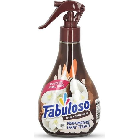 FABULOSO PROFUMATORE PER AMBIENTE DA250 ML FRAGRANZA COCCO E FIORI BIACHI