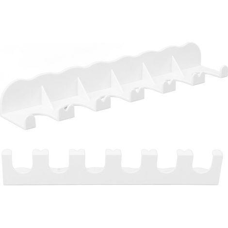 Porte-sachets alimentaires ABS 6 trous support organisateur pour sachets yaourt couvercle rond et hélicoptère (1/5)