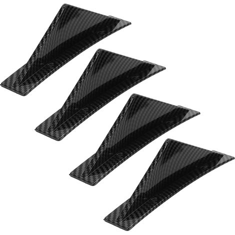 Unterer Stoßstangendiffusor, Carbonfaser-Optik, gebogen, universell, Fahrzeugmodifikation (1/5)