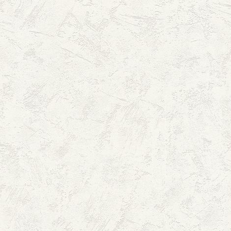 Empapelado tono sobre tono Profhome 363503 papel pintado no tejido ligeramente texturado tono sobre tono mate blanco 5,33 m2