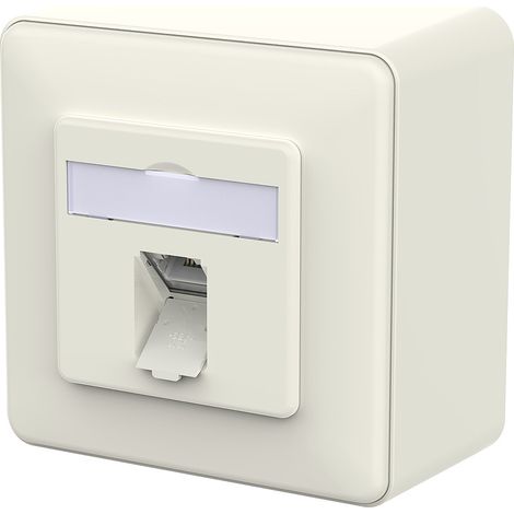 METZ CONNECT RJ45 Anschlussdose 130D370002-I reinweiß IDC