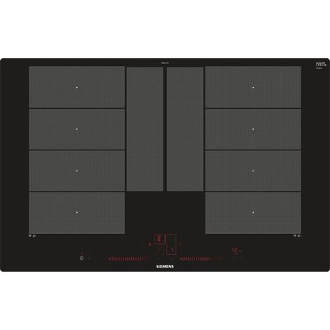 Siemens – Plaque à induction 80 cm EX801LYC1E – 4 foyers – Commande tactile – Intégrée – Puissance 7400 W – Largeur 792 mm (1/4)