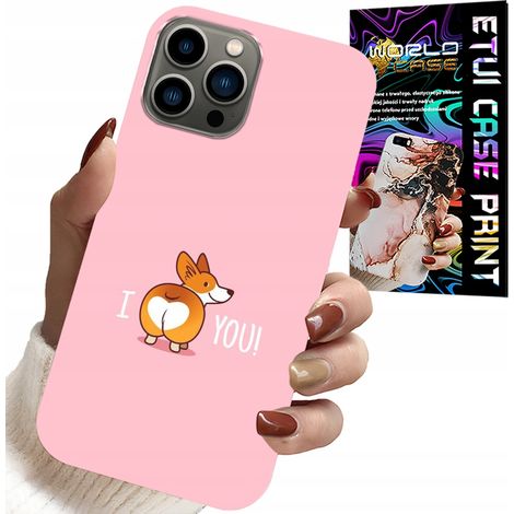 Custodia per iPhone 12 PRO MAX - motivi divertenti I love YOU cuccia per cani (1/5)