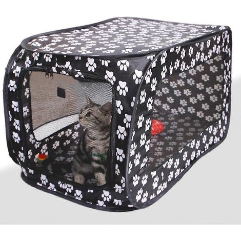 Tente de jeu rectangulaire pour chiens, tente portable pour animaux de compagnie, résistante aux déchirures, maison pour chat, équipement de voyage (1/4)