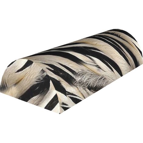 Cuscino a mezzo bolster Zebra 10x40 cm - ergonomico, con memory foam, per schiena, collo e collo, decorativo - Bertoni (1/5)