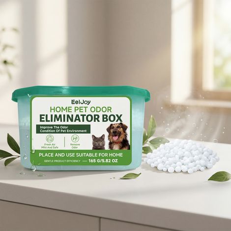 Geruchsneutralisierer für Haustiere, langanhaltende Geruchskontrolle, geeignet für Katzen, Hunde und Katzentoiletten, sorgt für kontinuierliche Lufterfrischung – 165 g -- DE (1/5)