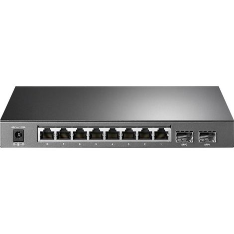 Tp-Link Smart Switch 8 puertos Gigabit PoE con 2 ranuras SFP (1/4)