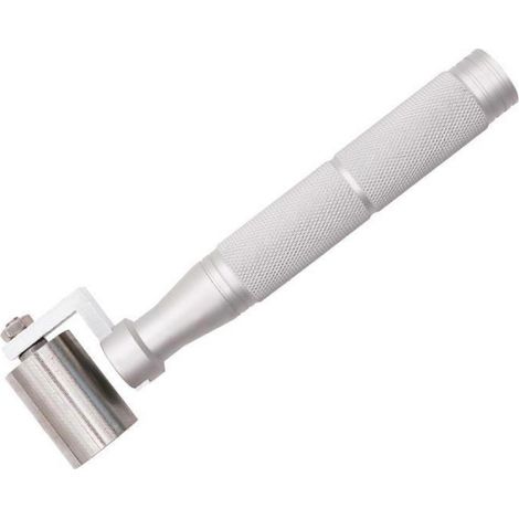 Rouleau de pression manuel, rouleau plat en acier inoxydable pour joint de bord de papier peint (40 mm) (1/5)