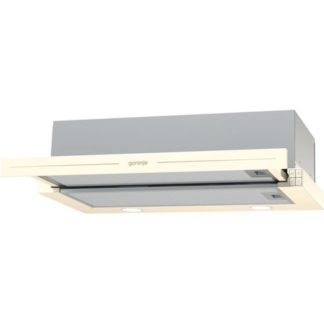 Gorenje BHP62CLI campana Semintegrada (extraíble) Marfil 435 m³/h (1/5)