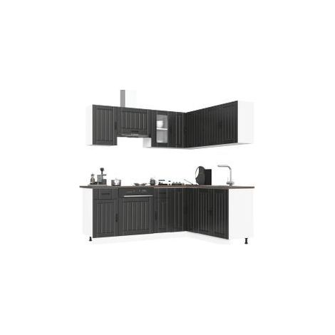 Ensemble d'armoires de cuisine 11 pcs Lucca bois d'ingénierie (1/5)