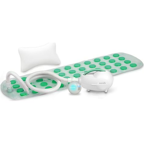 SereneLife Sprudelmatte Badewanne 120x36cm, LED-Licht, Blaugrün (1/5)