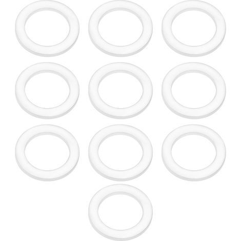 10 pièces Rondelles de bouchon de vidange en aluminium 18 mm x 12 mm x 1,5 mm 420.2.001.7A 42020017A Compatible avec Aprilia AF1 125 1988-1993 (1/5)
