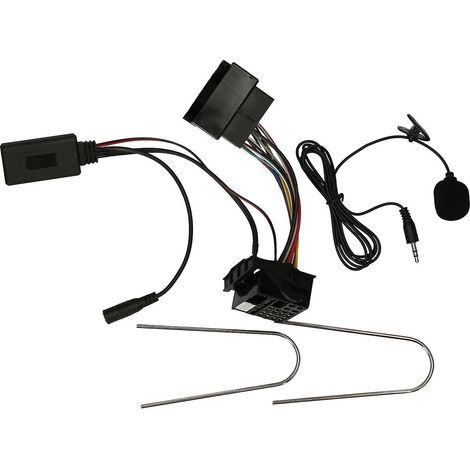 Adaptateur audio sans fil Bluetooth 5.0 avec micro pour autoradio, module stéréo AUX-IN 12 broches