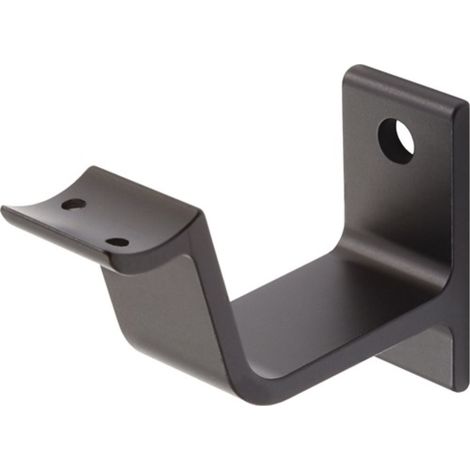 hermeta Handlaufträger 3553 Alu.schwarz elox.gewölbte Auflage - 3553-18E (1/4)