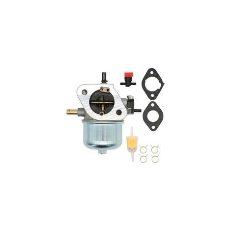 Carburador 15003-7101 como repuesto para motores Kawasaki FH430V, FH381V, FH541V y FS481V. Reemplaza los carburadores 15003-7047, 15004-7057, 15003-7107 y 15003-7054. Incluye junta y filtro de combust (1/4)