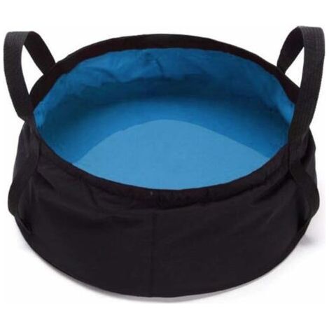Bassin Pliable Portable Étanche Seau Pliant Camping Extérieur Peche Voyage 8.5 litres (1/5)