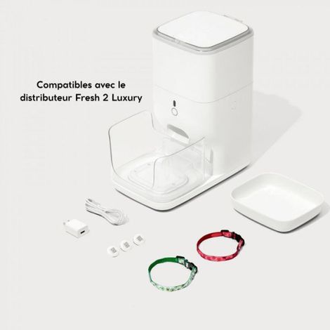 Collier connecté chat - CATLINK - Fresh 2 Luxury - RFID - Lot de 2 - Identification (1/5)