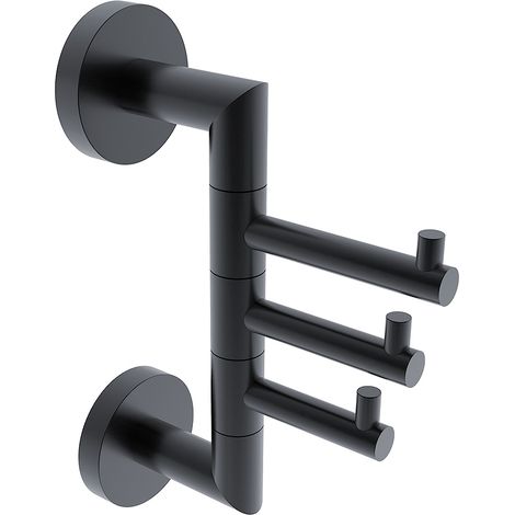 Nimco Crochet pivotant, noir mat, Unix noir mat UNC 13099-90 (1/2)