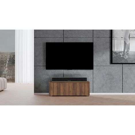 AX LIVING TV Board Loriano 100 cm – Lowboard Nussbaum Warmia
