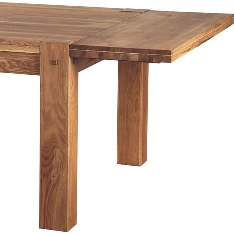 Allonge 45 cm chêne massif pour table carrée 140 cm FJORD (1/3)