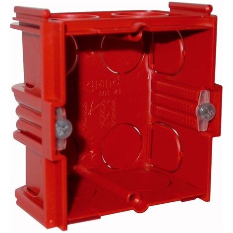 Caja de albañilería 1 puesto cuadrado 40