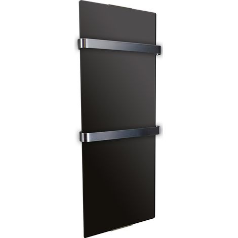 Chemin'Arte – Radiateur sèche-serviette mixte 1200W – Résistance aluminium X – Thermostat réglable – 2 porte-serviettes amovibles – IP24 pour salle de bain