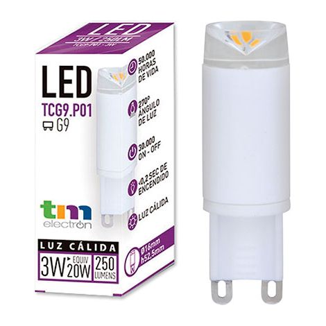 BOMBILLA LED TGG9 P01 220V 3W 3.000K