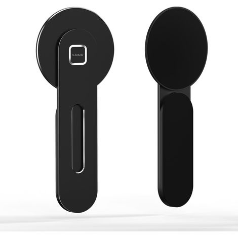 Support pour ordinateur portable et téléphone, support d'extension réglable, support magnétique pour smartphone, fixation latérale pour ordinateur de bureau ou de voiture (1/2)