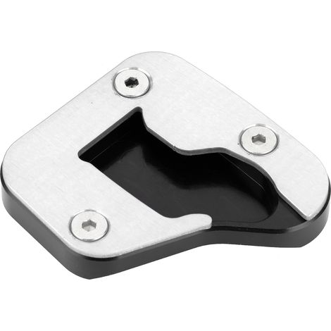 Prolongateur de béquille latérale pour moto SUZUKI HAYABUSA GSXR 1300R 2008-2019, patin d'agrandissement argenté (1/5)