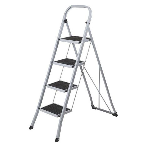 Escalera Acero 4 Peldaños Habitex (1/8)