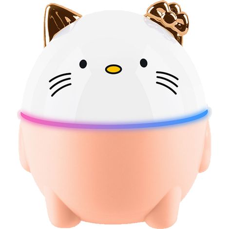 Chaton Humidificateur 230ml Brume Fine pour Chambre Bureau, Décoration Lumineuse de Table, Chat Mignon, Silencieux (1/5)