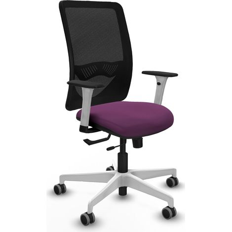 Chaise de bureau piqueras y crespo Zulema blanc support lombaire (1/2)