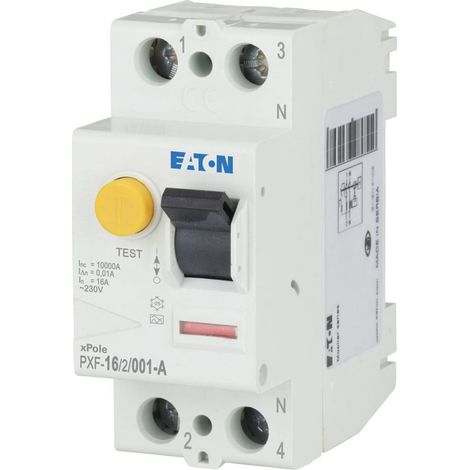 Eaton FI-Schutzschalter, 16A, 2-polig, 10mA, Typ A,  236726