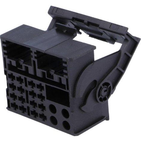 Fiche nue Fakra male 16PIN noir