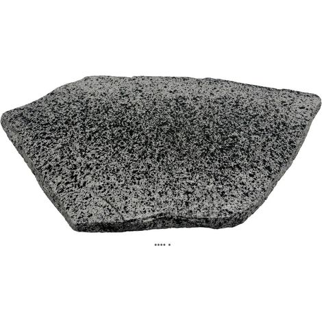 Dalle pierre plate artificielle grise Plastique soufflé L 290x190 mm