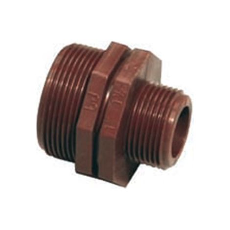 Nipples mm ridotto in pp marrone  Diametro: 1"1/4x1" (1/3)
