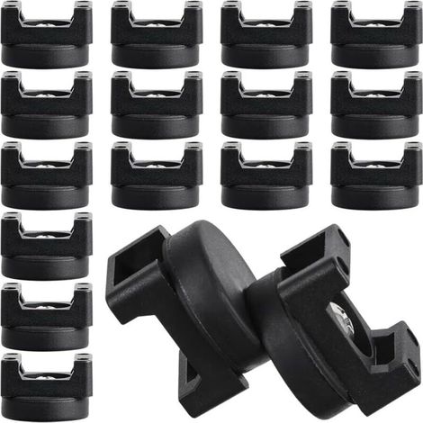 15 attaches magnétiques pour câbles – Fixations pratiques pour gaines, bureaux, installations électriques et marines – Pour faisceaux de câbles bien organisés (1/5)