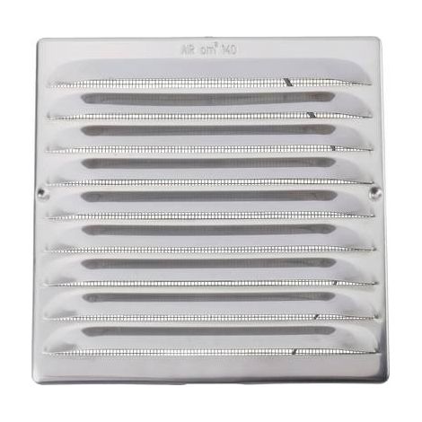 Wallair Rejilla de ventilación moderna acero inoxidable 150 mm
