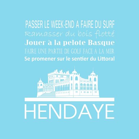 Tableau sur toile Hendaye glacier 30x30 cm - Impression sur Toile Murale Décorative - Image imprimée en HD sur Toile - Toile sur Châssis en Bois FSC - Fabriqué en France (1/4)
