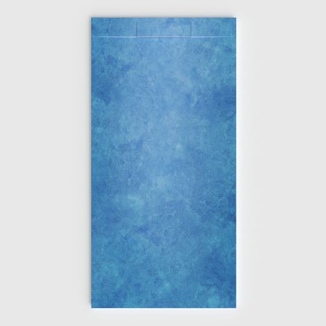 VAROBATH - Receveur de douche 3D Plaster 100x140 - Modèle Civika effet ciment (1/5)