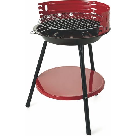 'SUN-DAY BBQ'' BARBECUE TONDO ROSSO 36X55
