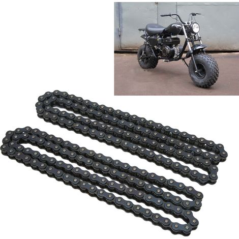 Chaîne pour mini-moto 420, 90 maillons, compatible avec Baja MB165 et MB200