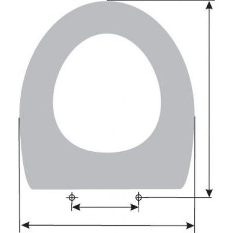 ETOOS 02575108 URBAN Tapa WC Noken Blanco - ref: 02575108