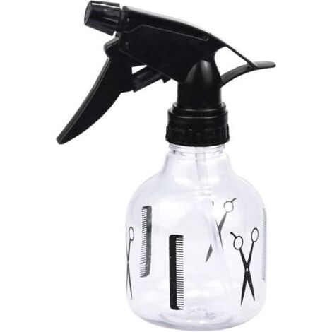 Vaporisateur Bouteilles en Plastique, 250ml Grande Capacité Spray Bottle Salon Pulvérisateur de Coiffure, Vaporisateur Bouteilles en Plastique, Rechargeable Spray Bouteille de Vide Coiffure Plantes (1/4)