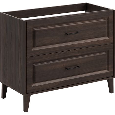 Mobile bagno senza lavabo Moka marrone 100cm (1/5)