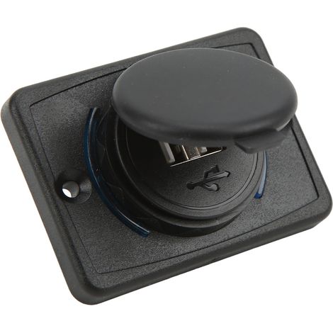 Chargeur Voiture USB Double 5V 3.1A LED Charge Rapide Universel pour 12-24V Camions Camping-Cars (1/5)
