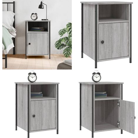 Table de chevet sonoma gris 40x42x60 cm bois d'ingénierie - Table De Chevet - Meuble De Chambre - Armoire De Chevet - Commode - Étagère Murale - Home & Living (1/5)